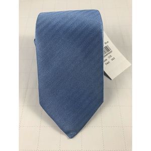 New ETON Made in England Men Tie Blue 58" x 3.25"